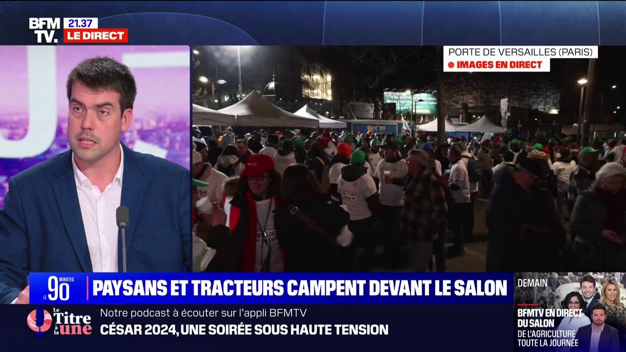 Salon de l'agriculture: "On ne veut pas abîmer notre vitrine", assure Séverin Sergent (Jeunes agriculteurs)