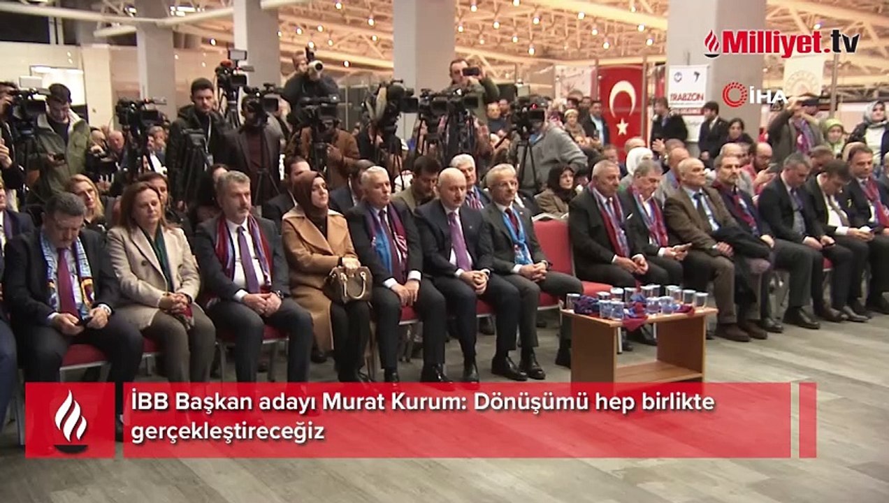 İBB Başkan adayı Murat Kurum: Dönüşümü hep birlikte gerçekleştireceğiz