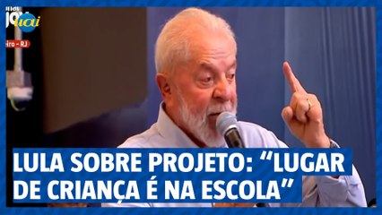Lula sobre novo projeto: "Não é gasto, é investimento"