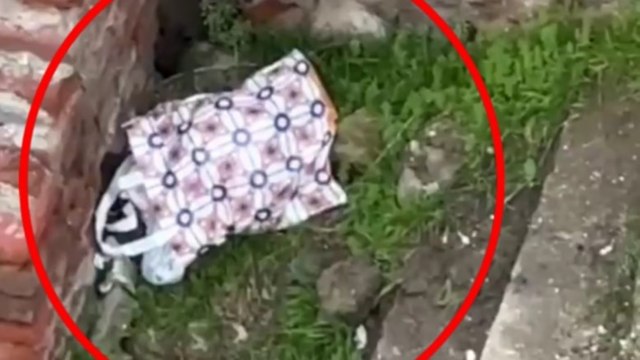 Diyarbakır'da anne metruk yapıya yeni doğmuş bebeğini bıraktı