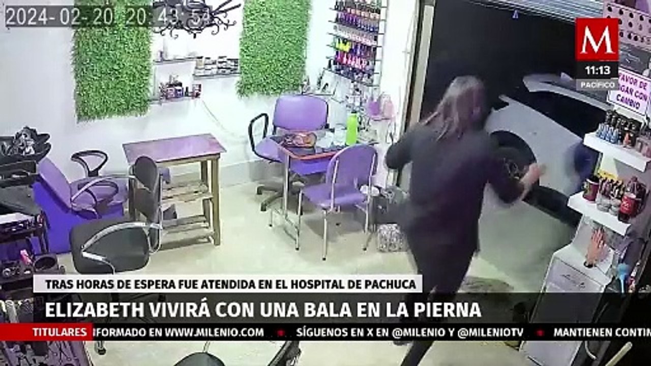 Mujer vivirá con una bala en la pierna tras esperar horas para ser atendida en hospital de Pachuca