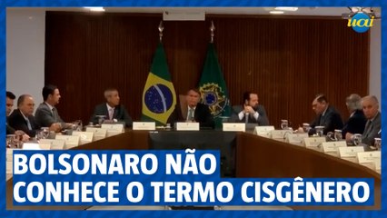 Em depoimento na PF Bolsonaro não soube o que é cisgenero
