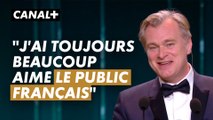 Christopher Nolan reçoit son César d'honneur  ! - César 2024 - CANAL 