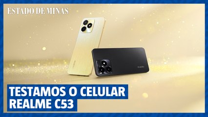 Testamos o celular Realme C53, vendido no Brasil por R$ 1 mil