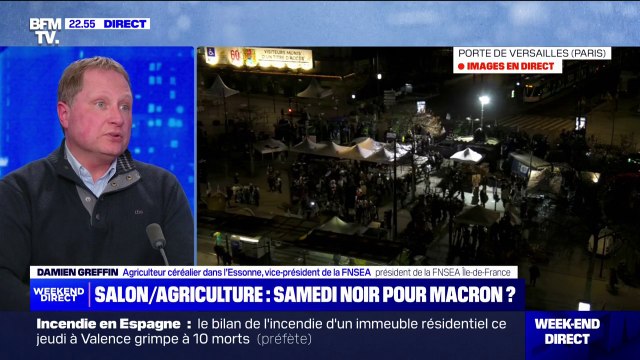 Emmanuel Macron au Salon de l'agriculture: On ne pourra pas juguler la colère comme on l'aurait voulu demain matin , affirme Damien Greffin (vice-président de la FNSEA)