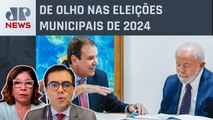 Lula reforça apoio à reeleição de Eduardo Paes no RJ; Dora Kramer e Vilela analisam