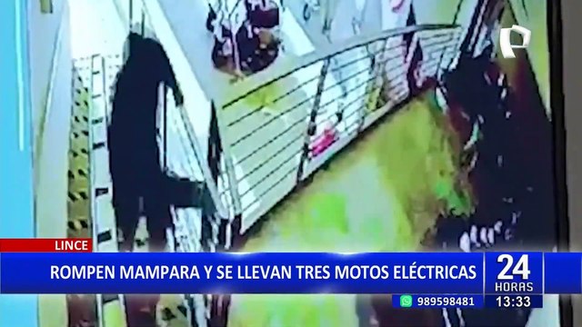 PNP encuentra huellas de delincuentes tras robo de motos eléctricas en Lince