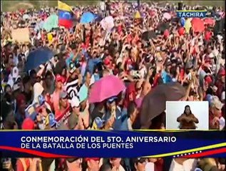 Diosdado Cabello desde Táchira: "El pueblo está más resteado con la Revolución".