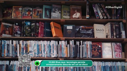 10.000 Blue-rays tecnologia permite armazenamento absurdo em um só disco