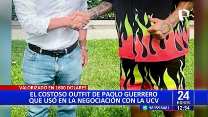 Tải video: Paolo Guerrero: descubre cuánto costó el outfit usado por el ‘Depredador’ en sus reuniones con los Acuña