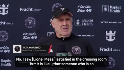 Messi has no issues at Inter Miami - Martino