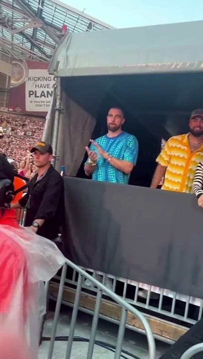 Travis is so in his element. Getting friendship bracelets. Throwing guitar picks. He was made to be Taylor Swift_s boyfriend. ----_._._-- _ __laurenp1004 on TikTok _.__taylorswift _traviskelce _eras _erastour _theerastour