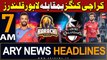 ARY News 7 AM Headlines 24th February 2024 | Karachi Kings vs Lahore Qalandars | PSL 9