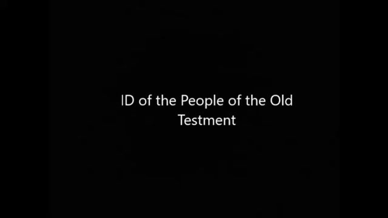 ID of the People of the Old Testament