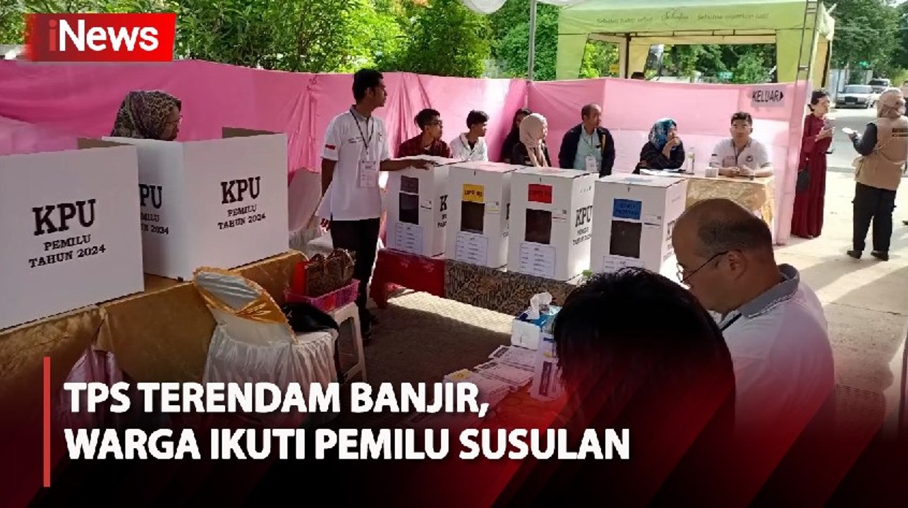 Ratusan Warga di Tanjung Priok Ikuti Pemilu Susulan Pasca TPS Terendam Banjir