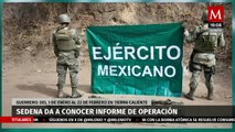 Sedena informa sobre decomiso de armas, explosivos y droga tras operativo en Guerrero