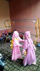 The twins went to study