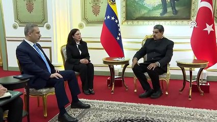 Dışişleri Bakanı Fidan, Venezuela'da devlet başkanı Maduro ile görüştü