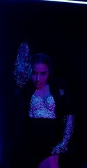 Victoria Secret Model dancing in a night club