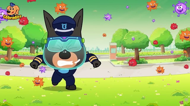 Virus Showdown ｜ Healthy Habits for Kids ｜ Educational Videos for Preschoolers ｜ Sheriff Labrador