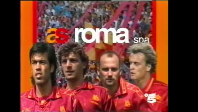 Pubblicità/Bumper anno 1994 Canale 5 - AS Roma Campagna Abbonamenti anno 94/95