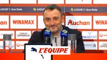 Franck Haise : « La frustration est énorme » - Foot - L1 - Lens