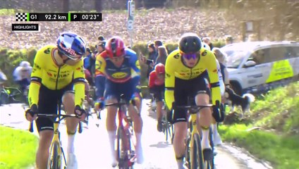 Van Aert a écrémé puis contrôlé avant de sprinter : le résumé de sa victoire