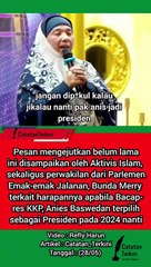 PESAN DARI EMAK-EMAK UNTUK PAK ANIES
