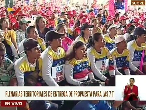 Pueblo del estado Sucre participa en el debate de las 7 Transformaciones rumbo al 2030