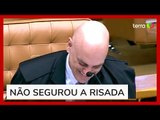 Moraes ri após ser interrompido por funk em sessão no STF: 'É a radiocomunicação'
