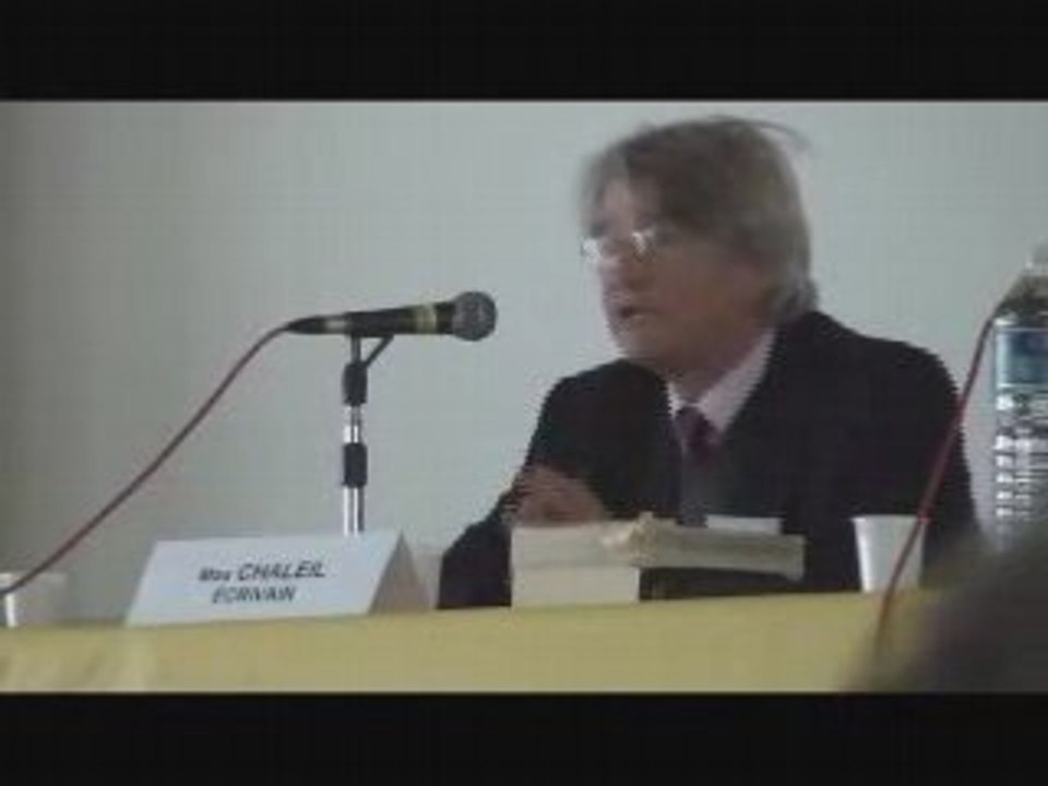 M.Chaleil à propos de la violence dans la prostitution