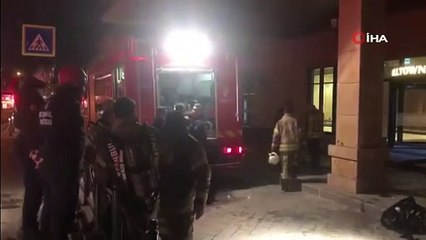 Maltepe'de AVM'nin oyun parkında yangın