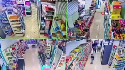 Gemlik depreminin kameraya yansıyan yeni görüntüleri