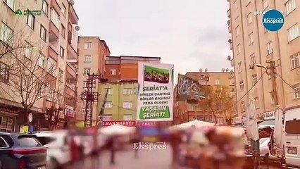 Diyarbakır’a “Yaşasın Şeriat” pankartları asıldı