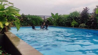 Fun while swimming