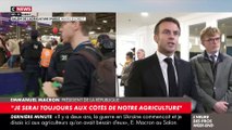 Salon de l'agriculture - Regardez la très grosse colère d'Emmanuel Macron face aux journalistes à propos des 