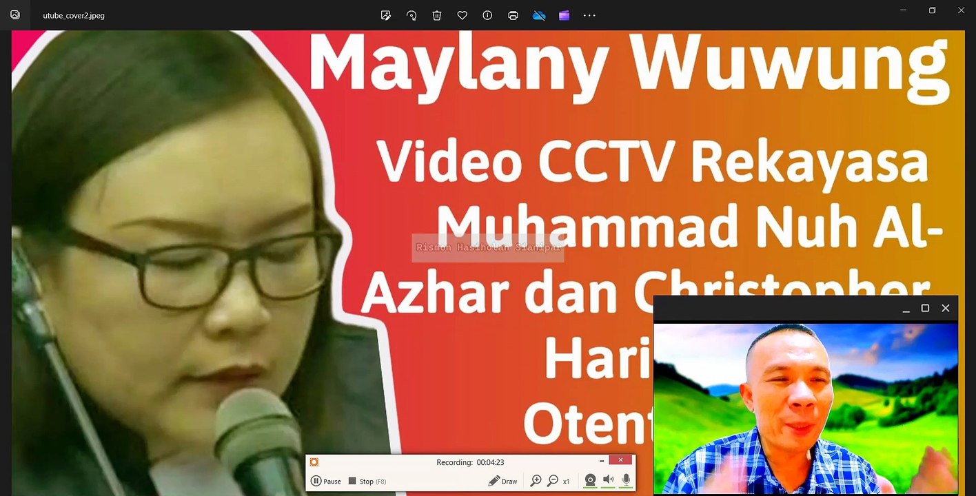 Jaksa Maylany Wuwung Yakin Video CCTV Rekayasa Muhammad Nuh Al-Azhar Otentik dan Sah!