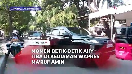 Download Video: Momen Detik-Detik AHY Tiba di Rumah Dinas Wapres Maruf Amin