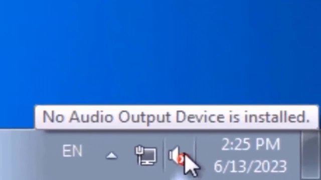 How To Fix No Audio Output Device is installed in Windows 7