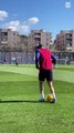 Lewandowski tira de magia en los entrenamientos del Barça