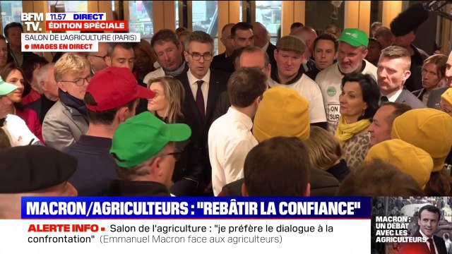 Emmanuel Macron assure aux agriculteurs qu'il n'est pas prêt de lâcher l'affaire