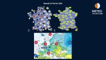 prévisions météo villes du samedi 24 février 2024