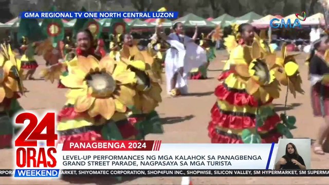 Level-up performances ng mga kalahok sa Panagbenga Grand Street Parade, nagpasaya sa mga turista | 24 Oras Weekend