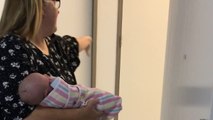 Cute toddler holds his newborn baby brother for the first time *Heartwarming*