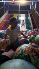 Raiden Playing Ball at Fair