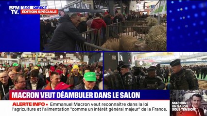 Y'aura t-il une déambulation du président de la République dans les allées du Salon de l'agriculture ?