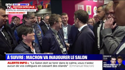 Le président de la République inaugure le Salon de l'agriculture sous les huées