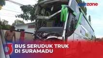 Kecelakan Maut di Jembatan Suramadu, Sopir Bus Tewas Terjepit