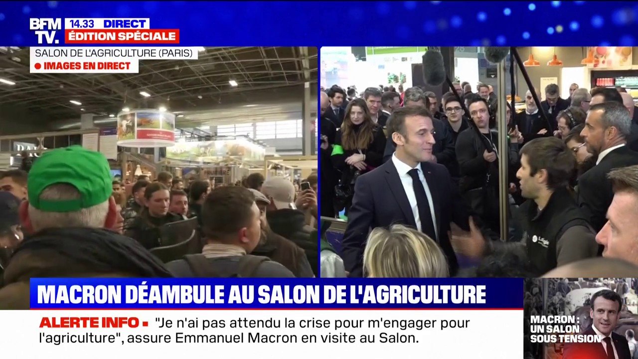 Le président de la République face aux revendications des agriculteurs