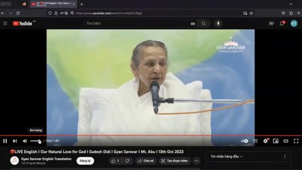Tình yêu tự nhiên dành cho Thượng Đế _ Sudesh Didi ✨ BKWSU VN | Lớp học chuyên đề